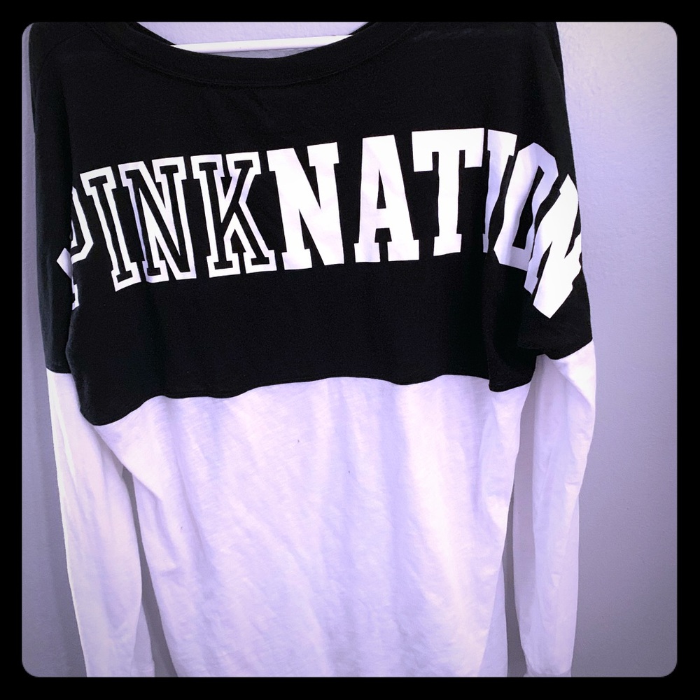 Pink vs over sized shirt